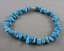 Blue Howlite Bracelet 1pc (Vintage) H013-7