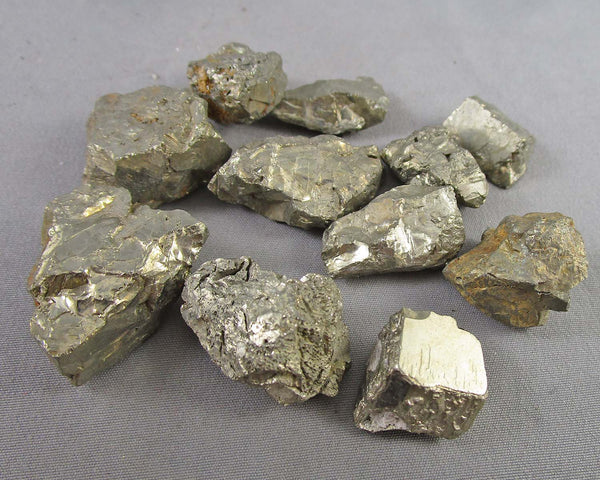 Shiny Pyrite Stones Raw 2 pcs Z052