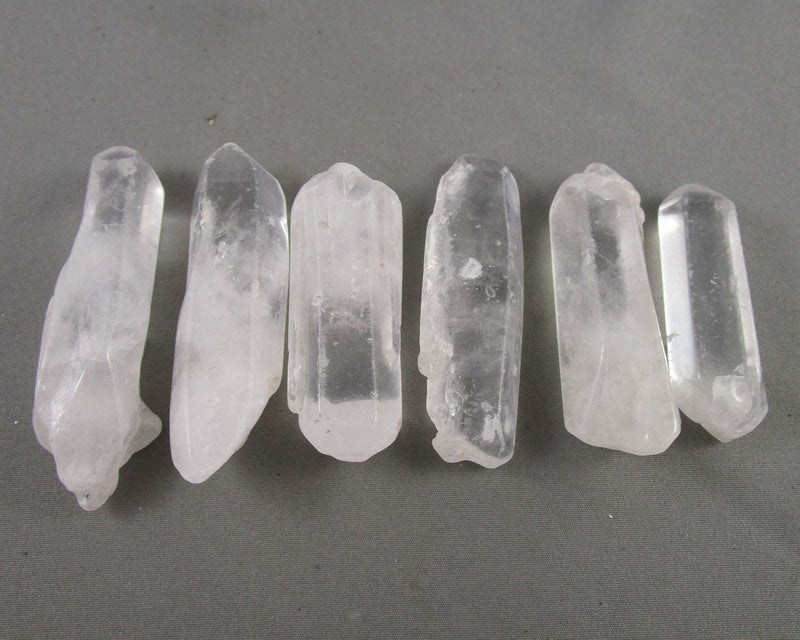 Clear Quartz Crystal Points Large 2pcs H096