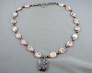 Rhodochrosite Gemstone Necklace H013-22