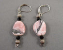 Rhodochrosite Gemstone Earrings 925 Sterling Silver H013-24