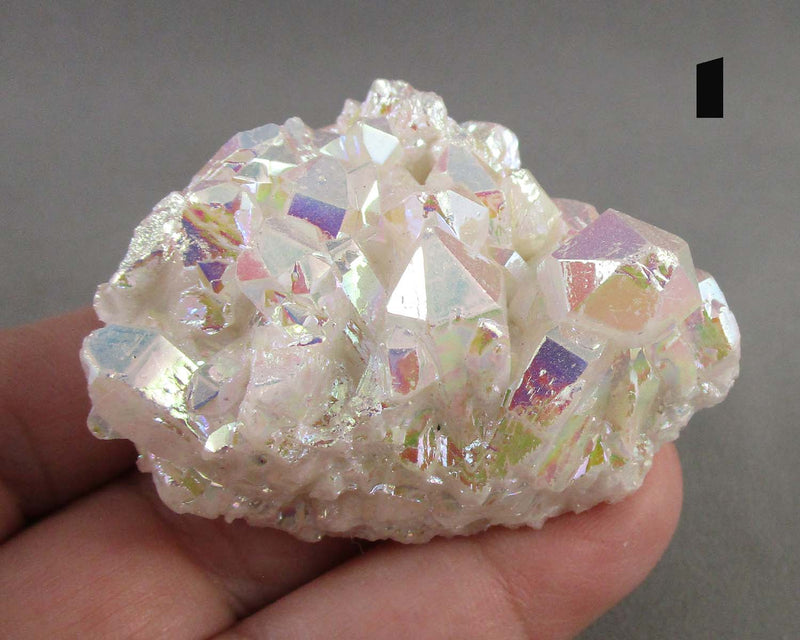 You Choose!  Angel Aura Quartz Crystal Cluster