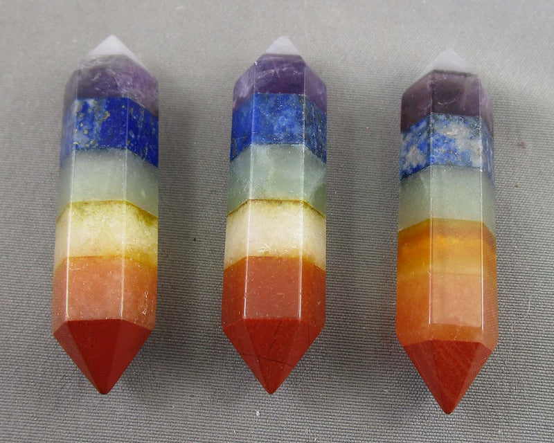 Chakra Crystals Double Terminated Point 1pc (C544)