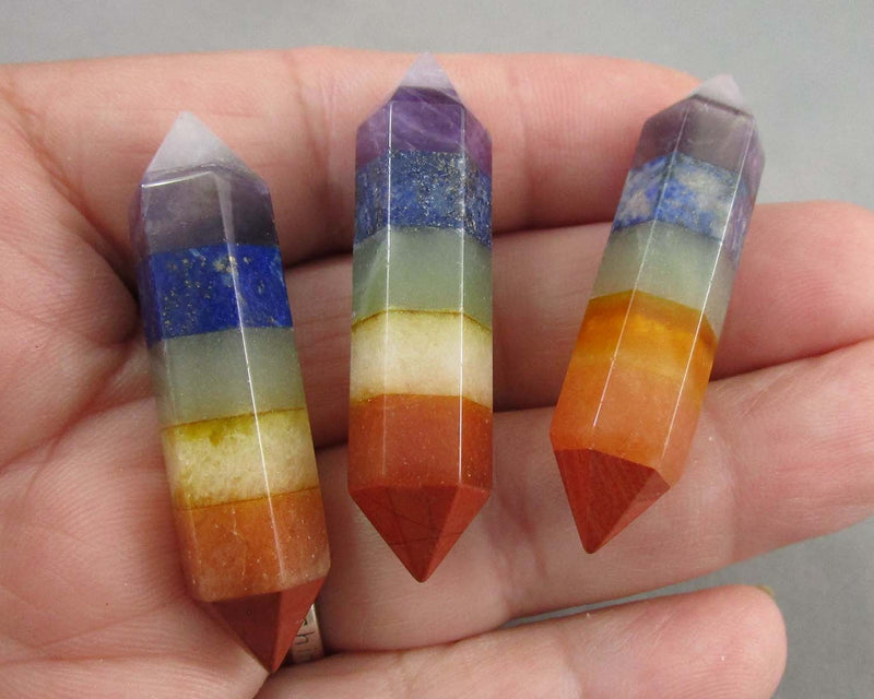 Chakra Crystals Double Terminated Point 1pc (C544)
