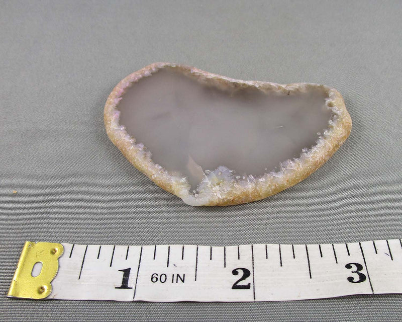 25% OFF!  Agate Polished Slice (Drilled) 1pc B124-3