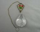 Red Flower Prism Sun Catcher 1pc B120-4