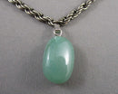 Aventurine Pendant Necklace (Vintage) H031-30