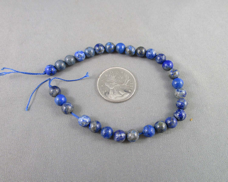 Lapis Lazuli Beads (Natural) Round Various Sizes