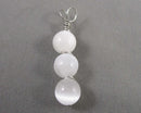 Selenite Gemstone Pendant 1pc