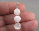 Selenite Gemstone Pendant 1pc