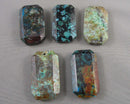 You Choose!  Chrysocolla Drilled Cabochons