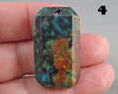 You Choose!  Chrysocolla Drilled Cabochons