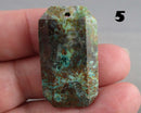 You Choose!  Chrysocolla Drilled Cabochons