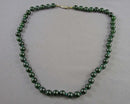 Nephrite Jade Gemstone Necklace (Vintage) H015-11