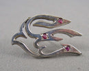 Sterling Silver Dove Pin (Vintage) H015-12