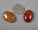 Carnelian Cabochon 2pcs 25x18mm (C493)