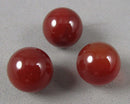 Mini Carnelian Crystal Spheres 12mm 3pcs C717