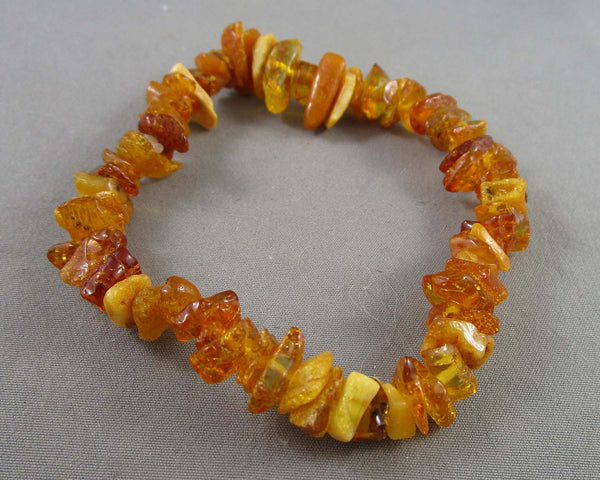 Amber Chip Bracelet B007-2 (Vintage)