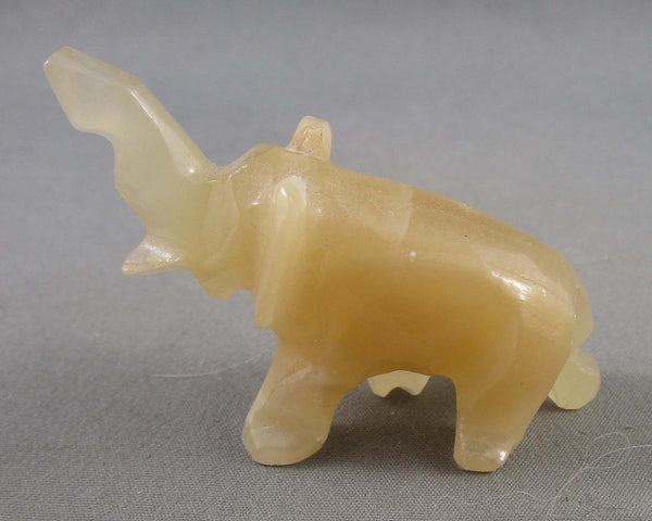 Mini Onyx Stone Elephant B117-2