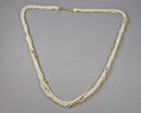 Multi Strand Twisted Statement Necklace Vintage H029-7