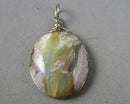 Agate Gemstone Pendant (Vintage) H029-12