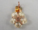 Citrine Gemstone Pendant (Vintage) H029-24