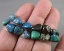 Chrysocolla Nugget Beads C550