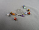 Various Gemstone Charms 10pc (C561)