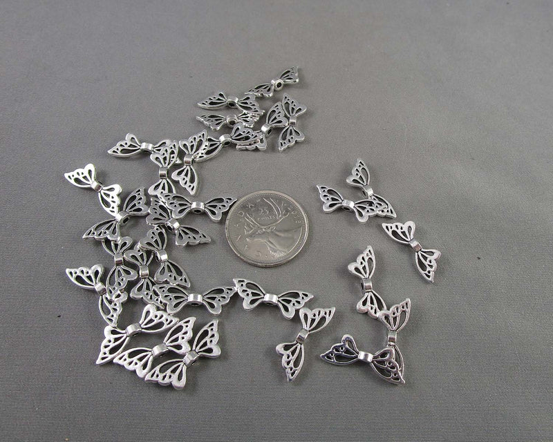 Butterfly Spacer Beads 30pcs C560