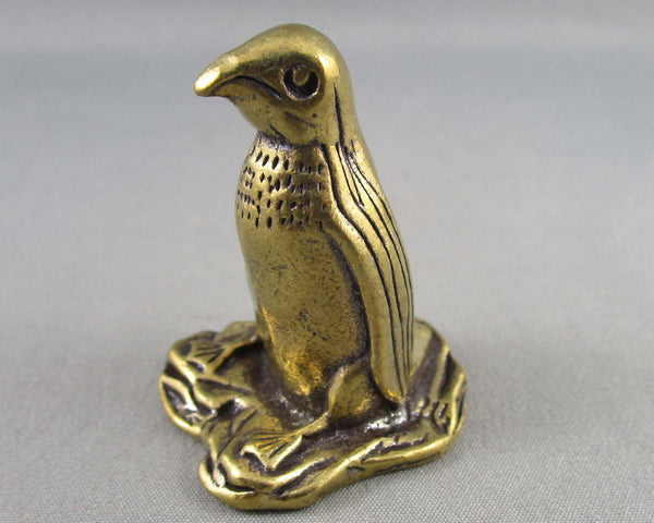 Penguin Brass Figurine 1pc Bin 45