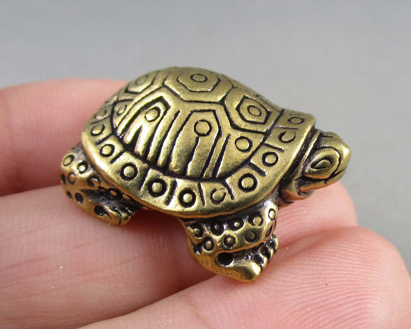 Turtle Brass Figurine 1pc Bin 43