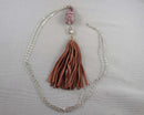 Amethyst Pendant Necklace (Vintage) H035-4