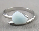 Larimar Gemstone Ring Size 8 (Vintage) H040-1