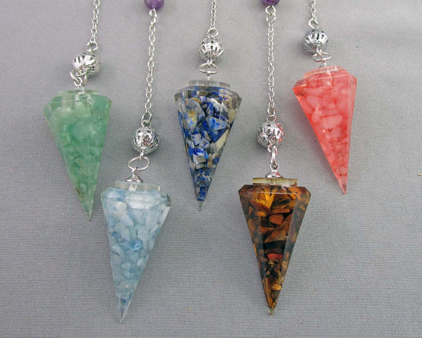 You Choose Orgonite Pendulum (5 Kinds)