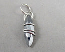 Faceted Marquise Hematite Gemstone Pendant (Vintage) H040-8