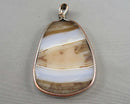 Agate Gemstone Pendant (Vintage) H040-10