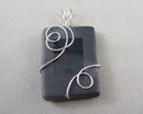 Agate Gemstone Pendant B122-3