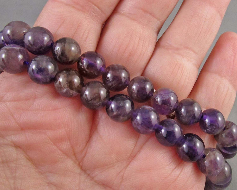 Amethyst Bead Strand Round Various Sizes