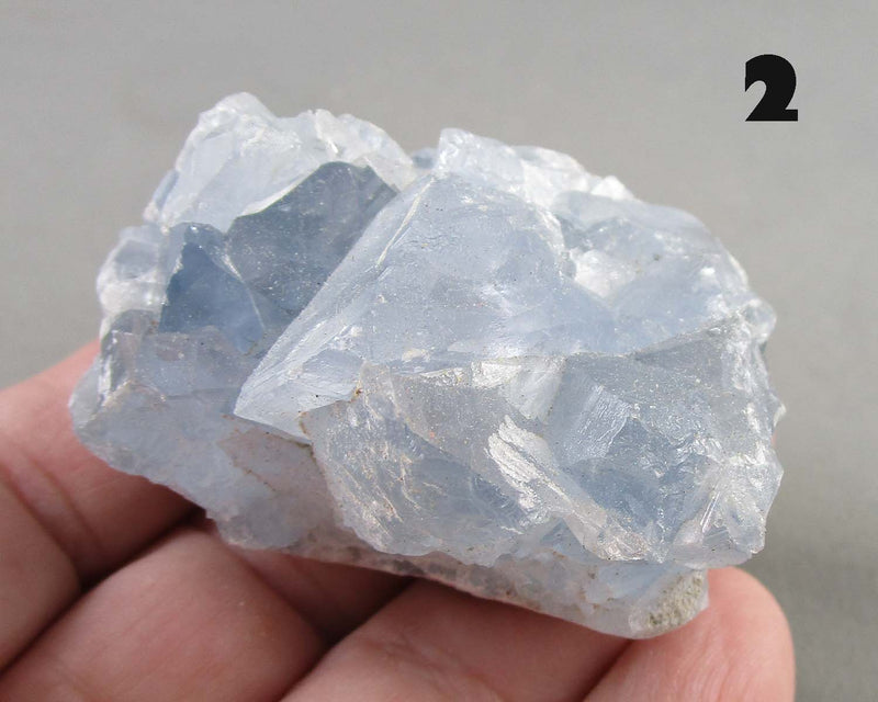 You Choose! Blue Celestite Crystal Cluster 1pc