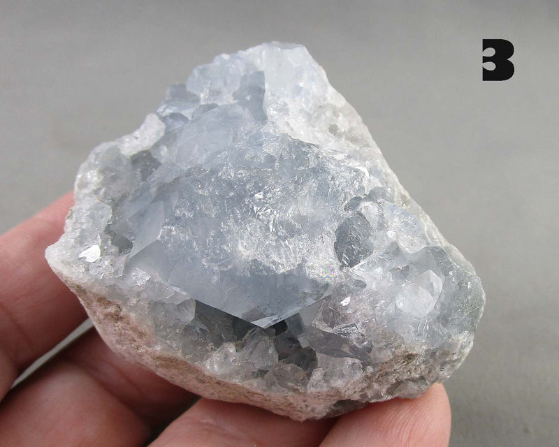 You Choose! Blue Celestite Crystal Cluster 1pc