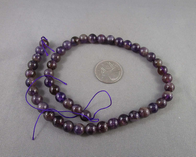 Amethyst Bead Strand Round Various Sizes