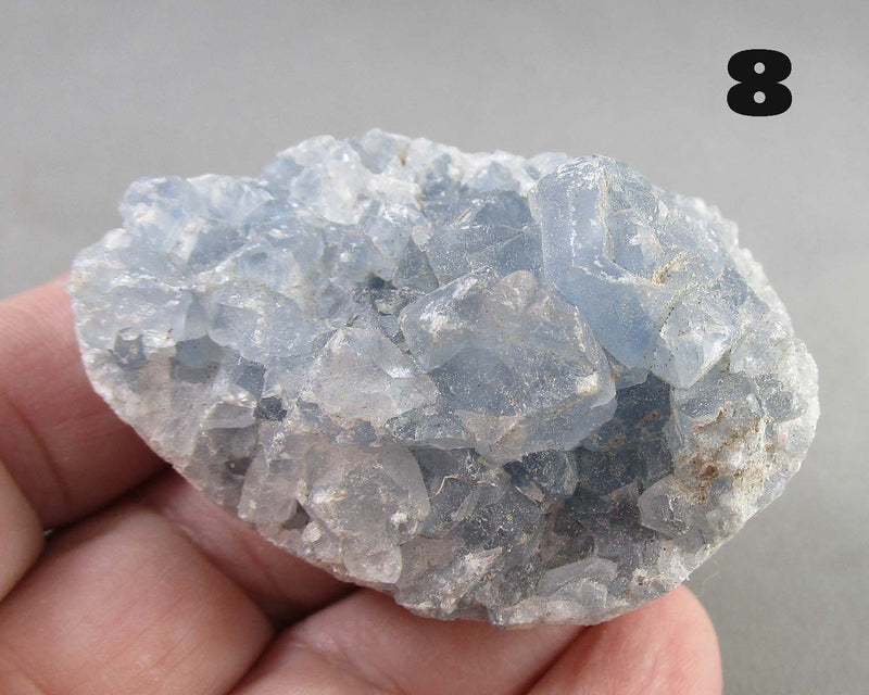 You Choose! Blue Celestite Crystal Cluster 1pc