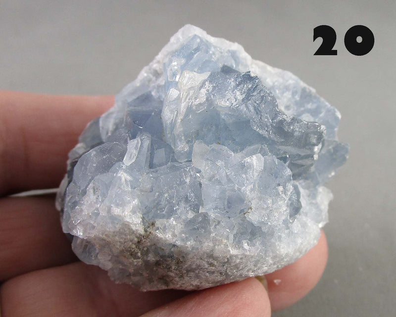 You Choose! Blue Celestite Crystal Cluster 1pc