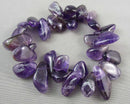 Amethyst Gemstone Bracelet Vintage H047-7