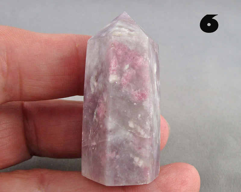 You Choose!  Gemstone Towers - Plum Blossom Tourmaline or Amethyst