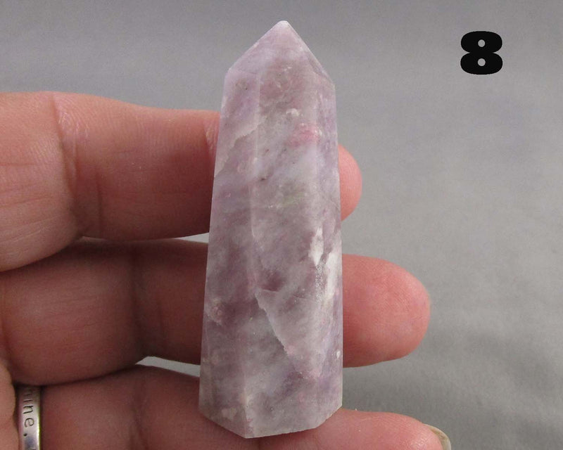 You Choose!  Gemstone Towers - Plum Blossom Tourmaline or Amethyst