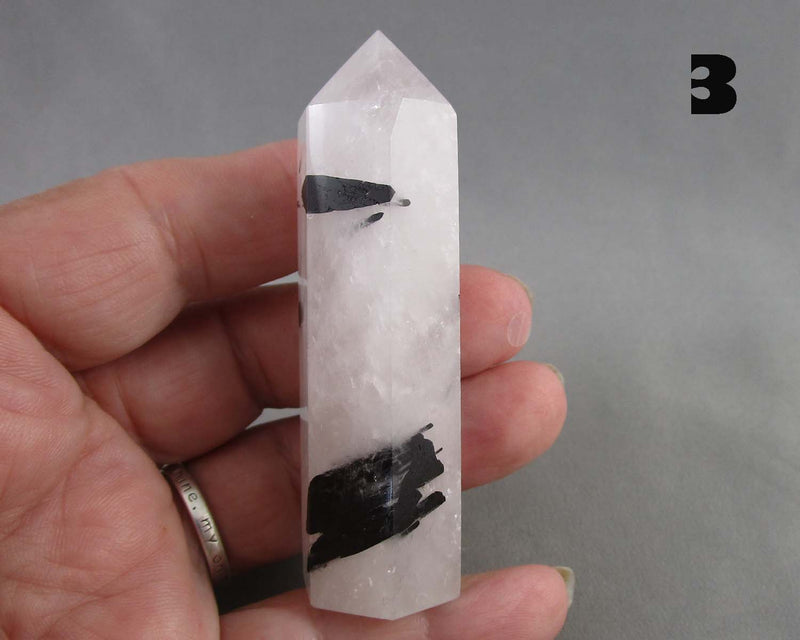 You Choose!  Gemstone Towers - Black Tourmaline in Quartz