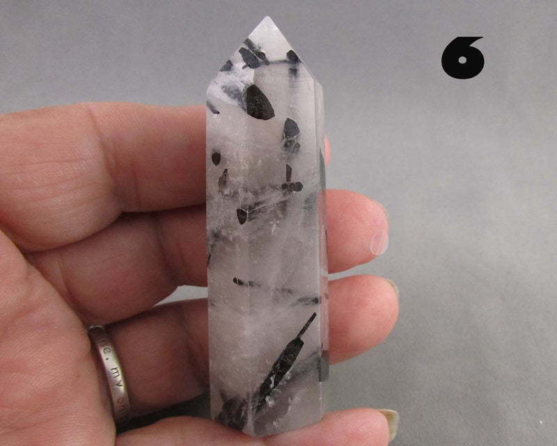 You Choose!  Gemstone Towers - Black Tourmaline in Quartz