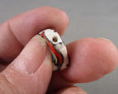 Porcelain Rainbow Beads 2pc C724