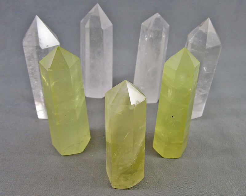 You Choose!  Gemstone Towers - Citrine or Clear Quartz